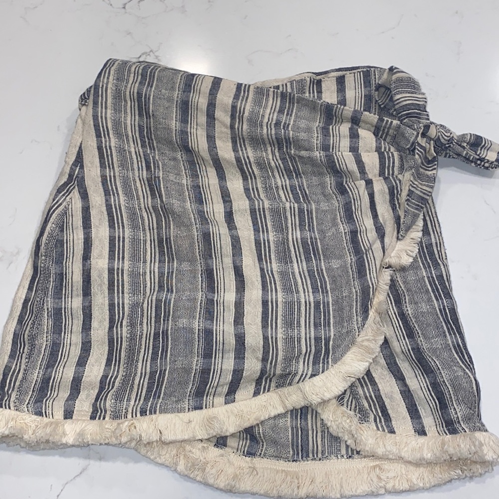 Wrap skirt with shirts underneath. Size small. Brand is Indikah
